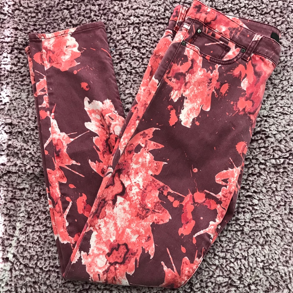 Else Splatter Pattern Jeans